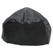 Monyance dust-proof cover Cover Fire Pit Table Screen Firepit Bowl Covers Patio Stove Outdoor Gas Furniture Fireplace Round Proof Screens Dome Lid(33.46X15.75X0.12Inches)